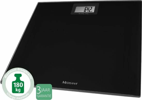 Medisana PS 402 - Personenweegschaal - Zwart 6 Medisana PS 402 - Personenweegschaal - Zwart - Afbeelding 4