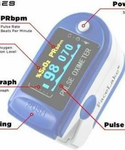 Contec CMS50D Saturatiemeter Professioneel Beste Getest - Blauw 10 Contec CMS50D Saturatiemeter Professioneel Beste Getest - Blauw -Yunmai Shop 550x389 5