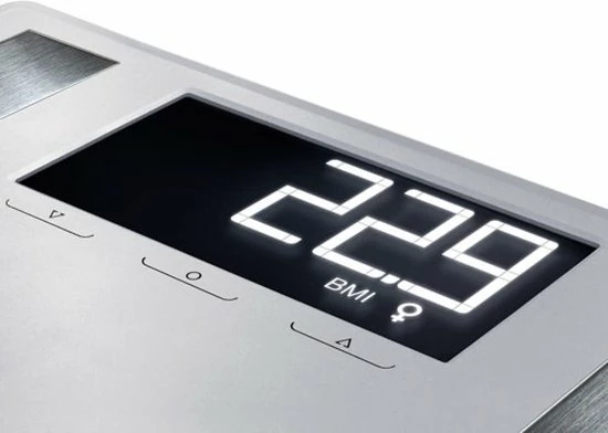 Soehnle - Personenweegschaal - Analyse - XL (35 X 30) - Kunststof - Zilver - BIA - BMI - Vet - Water - Spiermassa - Kcal 11 Soehnle - Personenweegschaal - Analyse - XL (35 X 30) - Kunststof - Zilver - BIA - BMI - Vet - Water - Spiermassa - Kcal - Afbeelding 9