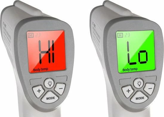 RoHS Infrarood Thermometer - Contactloos - Koortsmeter Voor Kind En Volwassenen 5 RoHS Infrarood Thermometer - Contactloos - Koortsmeter Voor Kind En Volwassenen - Afbeelding 3