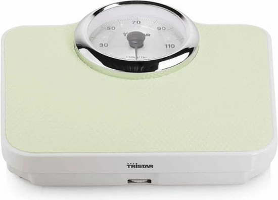 Weegschaal Tristar WG-2428 - Analoge Personenweegschaal - Vintage Design - Step-on-technologie - Anti-slip - Wit - 8 Weegschaal Tristar WG-2428 - Analoge Personenweegschaal - Vintage Design - Step-on-technologie - Anti-slip - Wit - - Afbeelding 6