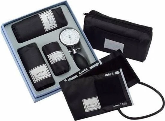 Stalt Medical Handmatige Bloeddrukmeter Palm Type 3 * Manchet Set Inclusief Cardiologie Stethoscoop ST-A50S 3 Stalt Medical Handmatige Bloeddrukmeter Palm Type 3 * Manchet Set Inclusief Cardiologie Stethoscoop ST-A50S