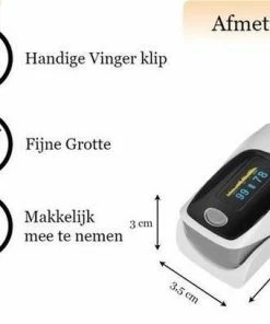 IMDK Saturatiemeter - Zuurstofmeter - Zuurstofmeter Vinger - Hartslagmeter - Oximeter - Inclusief Batterij 16 IMDK Saturatiemeter - Zuurstofmeter - Zuurstofmeter Vinger - Hartslagmeter - Oximeter - Inclusief Batterij -Yunmai Shop 550x407 6