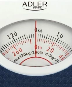 Adler - Analoge Weegschaal - Blauw - Tot 130 Kg