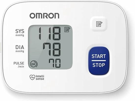 OMRON RS1 Bloeddrukmeter Pols - Blood Pressure Monitor - Klinisch Gevalideerd - 13,5 Tot 21,5 Cm Manchet 4 OMRON RS1 Bloeddrukmeter Pols - Blood Pressure Monitor - Klinisch Gevalideerd - 13,5 Tot 21,5 Cm Manchet - Afbeelding 2