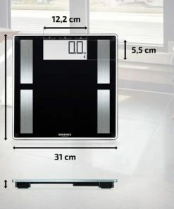 Soehnle Analyse Connect-personenweegschale Shape Sense Connect 50 Met Bluetooth® - 8 Personene - Zwart - Tot 180 Kg - Incl. Batterijen -Yunmai Shop 550x412 43