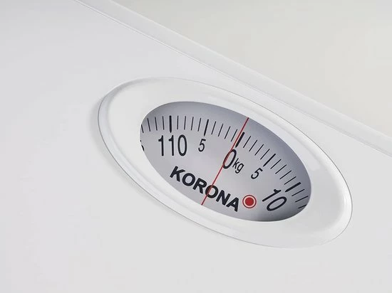 Korona Ben- Analoge Personenweegschaal- Wit 4 Korona Ben- Analoge Personenweegschaal- Wit - Afbeelding 2