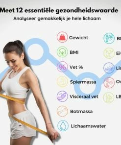 JPS Care? Personenweegschaal - Smart Weegschaal - Met 12 Lichaamsanalyse & Vetpercentage Metingen - Digitaal - Bluetooth Met App - Oplaadbaar Met 6 Maanden Batterij - Zwart 12 JPS Care? Personenweegschaal - Smart Weegschaal - Met 12 Lichaamsanalyse & Vetpercentage Metingen - Digitaal - Bluetooth Met App - Oplaadbaar Met 6 Maanden Batterij - Zwart -Yunmai Shop 550x412 6