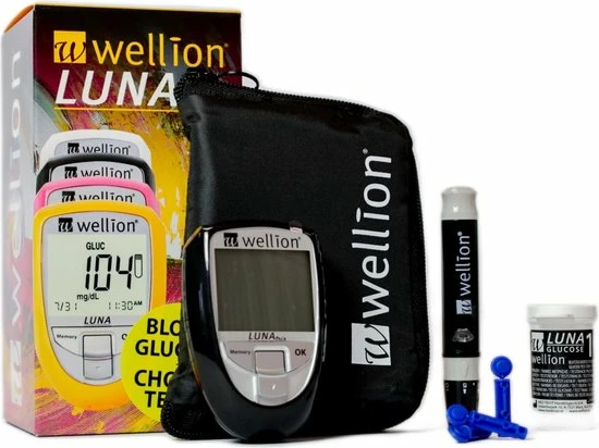 Wellion Luna Trio 3-in-1 Glucosemeter Startpakket Inclusief 10 Glucose Strips (glucose, Cholesterol En Urinezuur) - Wit 4 Wellion Luna Trio 3-in-1 Glucosemeter Startpakket Inclusief 10 Glucose Strips (glucose, Cholesterol En Urinezuur) - Wit - Afbeelding 2