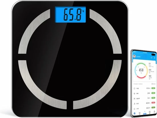 Phreeze Slimme Personenweegschaal Met Volledig Lichaamsanalyse En Vetpercentage - Digitale Bluetooth Weegschaal Met App - Beste Koop 9 Phreeze Slimme Personenweegschaal Met Volledig Lichaamsanalyse En Vetpercentage - Digitale Bluetooth Weegschaal Met App - Beste Koop - Afbeelding 7