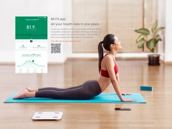 Xiaomi Mi Body Composition Smart Scale 2 - Slimme Lichaamsanalyseweegschaal 20 Xiaomi Mi Body Composition Smart Scale 2 - Slimme Lichaamsanalyseweegschaal - Afbeelding 18