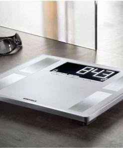 Soehnle - Personenweegschaal - Analyse - XL (35 X 30) - Kunststof - Zilver - BIA - BMI - Vet - Water - Spiermassa - Kcal
