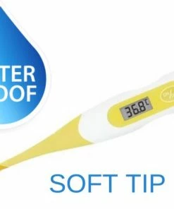 Sunlife Digitale Thermometer Flexibele Soft Tip - Lichaam - Koortsthermometer Baby - Staafthermometer Volwassenen - Rectaal - Lichaamsthermometer - Oorthermometer