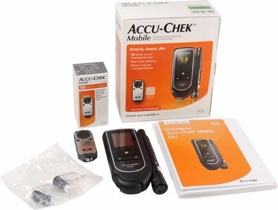 Roche Accu Chek Mobile Combi Set Met 50 Teststrips 4 Roche Accu Chek Mobile Combi Set Met 50 Teststrips - Afbeelding 2
