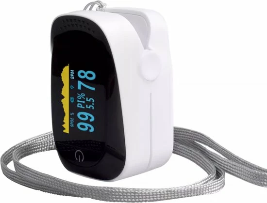 Medical Casa Da Praia - Digitale Vingertop Pulse Saturatiemeter - Zuurstofmeter Vinger Met Hartslagmeter - Oximeter - Best Getest - CE Certificaat - Incl. Opbergtas En Draagkoord 3 Medical Casa Da Praia - Digitale Vingertop Pulse Saturatiemeter - Zuurstofmeter Vinger Met Hartslagmeter - Oximeter - Best Getest - CE Certificaat - Incl. Opbergtas En Draagkoord
