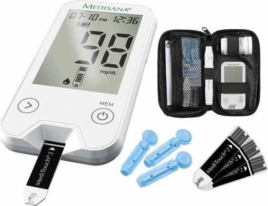 Medisana Bloedglucosemeter Meditouch2 Mg/dL (versie Voor België) 9 Medisana Bloedglucosemeter Meditouch2 Mg/dL (versie Voor België) - Afbeelding 7
