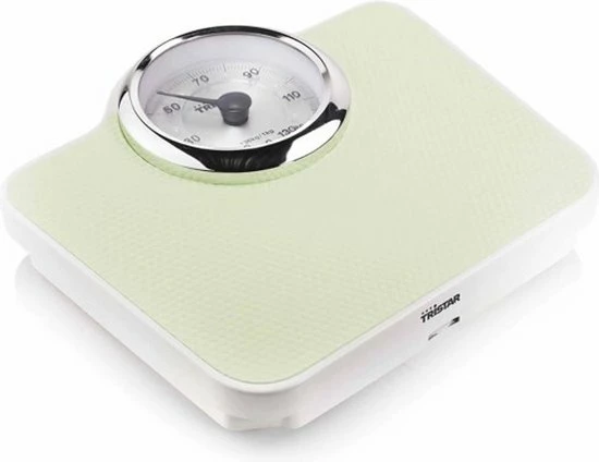 Weegschaal Tristar WG-2428 - Analoge Personenweegschaal - Vintage Design - Step-on-technologie - Anti-slip - Wit - 9 Weegschaal Tristar WG-2428 - Analoge Personenweegschaal - Vintage Design - Step-on-technologie - Anti-slip - Wit - - Afbeelding 7