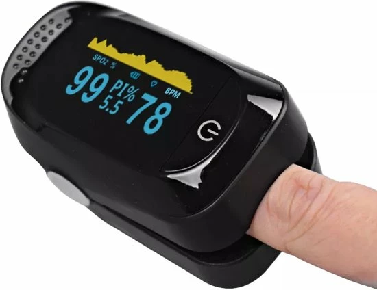 Medical Casa Da Praia - Digitale Vingertop Pulse Saturatiemeter - Zuurstofmeter Vinger Met Hartslagmeter - Oximeter - Best Getest - CE Certificaat - Incl. Opbergtas En Draagkoord 7 Medical Casa Da Praia - Digitale Vingertop Pulse Saturatiemeter - Zuurstofmeter Vinger Met Hartslagmeter - Oximeter - Best Getest - CE Certificaat - Incl. Opbergtas En Draagkoord - Afbeelding 5
