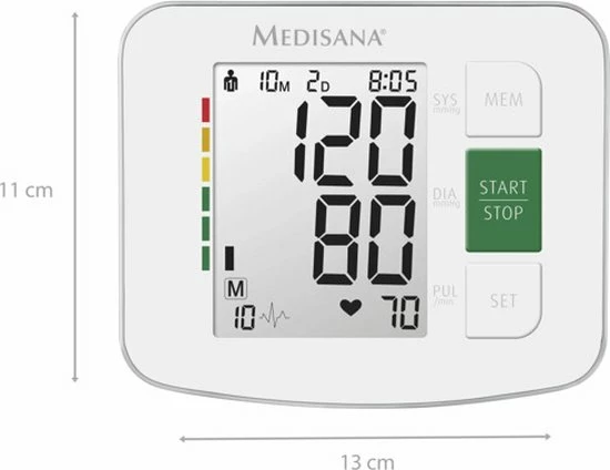 Medisana BU 512 Bovenarm Bloeddrukmeter 17 Medisana BU 512 Bovenarm Bloeddrukmeter - Afbeelding 15