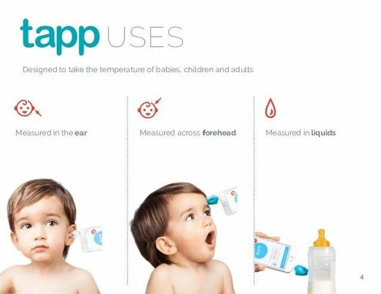 Oblumi Tapp - Digitale Infrarood Thermometer + Gratis App (iOS/Android) 13 Oblumi Tapp - Digitale Infrarood Thermometer + Gratis App (iOS/Android) - Afbeelding 11