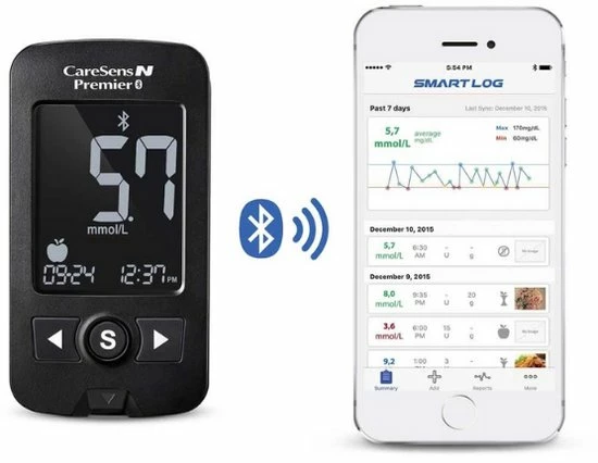 Carens Glucosemeter Startpakket - Mmol/L - Bloedsuikermeter - Diabetes Meter - Glucose Monitor 4 Carens Glucosemeter Startpakket - Mmol/L - Bloedsuikermeter - Diabetes Meter - Glucose Monitor - Afbeelding 2