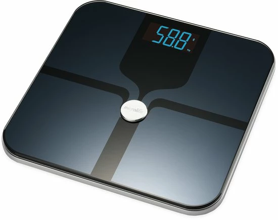 Microlife WS 200 BT - Lichaamsanalyseweegschaal Met BMI - Blauw - Met App & Bluetooth 4 Microlife WS 200 BT - Lichaamsanalyseweegschaal Met BMI - Blauw - Met App & Bluetooth - Afbeelding 2