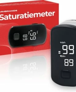 MM Brands Saturatiemeter ? Zuurstofmeter Vinger Met Hartslagmeter ? Pulse Oximeter