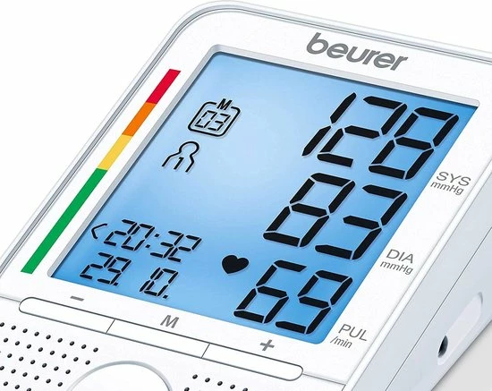 Beurer BM49 - Bloeddrukmeter Bovenarm - XL Display - Sprekend NL/DE/FR/IT 8 Beurer BM49 - Bloeddrukmeter Bovenarm - XL Display - Sprekend NL/DE/FR/IT - Afbeelding 6