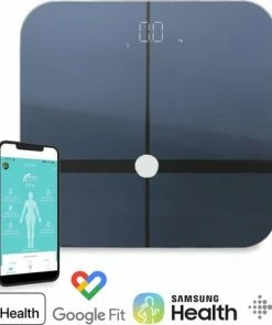 JAP Sports JAP Slimme Weegschaal - Bluetooth Met App - Baby Modus - Vetpercentage, Lichaamsanalyse - Smart App