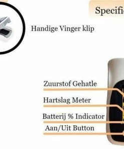 IMDK Saturatiemeter - Zuurstofmeter - Zuurstofmeter Vinger - Hartslagmeter - Oximeter - Inclusief Batterij 15 IMDK Saturatiemeter - Zuurstofmeter - Zuurstofmeter Vinger - Hartslagmeter - Oximeter - Inclusief Batterij -Yunmai Shop 550x440 5