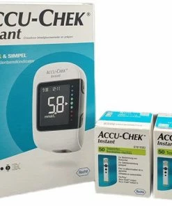 Accu Chek Accu-Chek Instant Voordeelset: Bloedglucosemeter + 2x 50 Teststrips