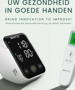 Bintoi® BX400 - Bloeddrukmeter Bovenarm - Hartslagmeter - Incl. Batterijen - 2 Gebruikers -Yunmai Shop 550x444 1
