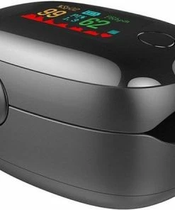 MTR Saturatiemeter - Oximeter - Saturatiemeter Zuurstofmeter Vinger- Zuurstofmeter- Saturatiemeter Best Getest- Hartslagmeter- Inclusief Draagkoord - Medisch Apparaat CE Gekeurd