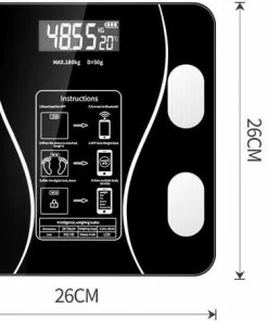 Merkloos Digitale Smart Weegschaal - Personenweegschaal - Met Lichaamsanalyse - USB Oplaadbaar - Met App - Zwart 19 Merkloos Digitale Smart Weegschaal - Personenweegschaal - Met Lichaamsanalyse - USB Oplaadbaar - Met App - Zwart -Yunmai Shop 550x450