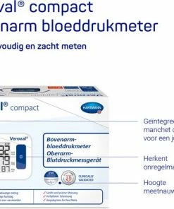 Veroval? Compact BPU22 - Bovenarm Bloeddrukmeter 14 Veroval? Compact BPU22 - Bovenarm Bloeddrukmeter -Yunmai Shop 550x451 1