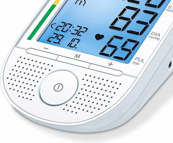 Beurer BM49 - Bloeddrukmeter Bovenarm - XL Display - Sprekend NL/DE/FR/IT 10 Beurer BM49 - Bloeddrukmeter Bovenarm - XL Display - Sprekend NL/DE/FR/IT - Afbeelding 8