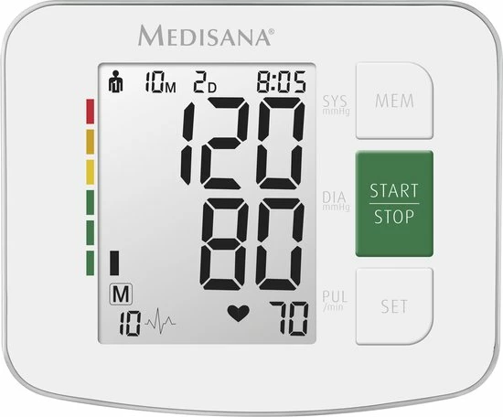 Medisana BU 512 Bovenarm Bloeddrukmeter 6 Medisana BU 512 Bovenarm Bloeddrukmeter - Afbeelding 4