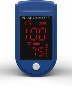 Jumper Medical Zuurstofmeter - Saturatiemeter - Oximeter - Hartslagmeter Vinger - HD LED Scherm - Incl Koord En Batterij -Yunmai Shop 550x457 7