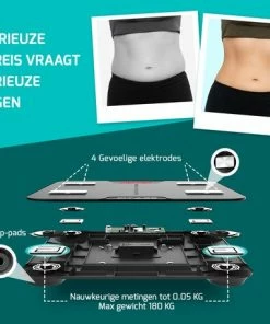 FITAGE® Personenweegschaal - Weegschaal Met 17x Lichaamsanalyse - Vetpercentagemeter - FITAGE App 30 FITAGE® Personenweegschaal - Weegschaal Met 17x Lichaamsanalyse - Vetpercentagemeter - FITAGE App -Yunmai Shop 550x458 10