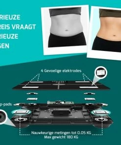 FITAGE® LCD Personenweegschaal - Weegschaal Met 17x Lichaamsanalyse - Vetpercentagemeter - FITAGE App -Yunmai Shop 550x458 30