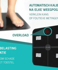 FITAGE? WiFi Personenweegschaal - Weegschaal Met 17x Lichaamsanalyse - Vetpercentagemeter - FITAGE App -Yunmai Shop 550x458 35
