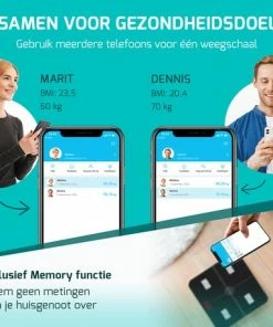 FITAGE? WiFi Personenweegschaal - Weegschaal Met 17x Lichaamsanalyse - Vetpercentagemeter - FITAGE App -Yunmai Shop 550x458 41