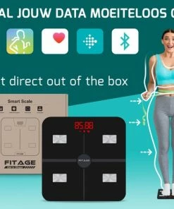 FITAGE? WiFi Personenweegschaal - Weegschaal Met 17x Lichaamsanalyse - Vetpercentagemeter - FITAGE App -Yunmai Shop 550x458 44