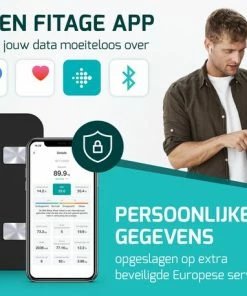 FITAGE® Personenweegschaal - Weegschaal Met 17x Lichaamsanalyse - Vetpercentagemeter - FITAGE App 27 FITAGE® Personenweegschaal - Weegschaal Met 17x Lichaamsanalyse - Vetpercentagemeter - FITAGE App -Yunmai Shop 550x458 8