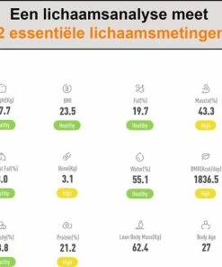 Merkloos Weegschaal Lichaamsanalyse Met 12 Lichaamsmetingen - Personenweegschaal - Digitale Weegschaal Met App Voor Android En IOS - Vetpercentage Meten - BMI Meten - Zwart 19 Merkloos Weegschaal Lichaamsanalyse Met 12 Lichaamsmetingen - Personenweegschaal - Digitale Weegschaal Met App Voor Android En IOS - Vetpercentage Meten - BMI Meten - Zwart -Yunmai Shop 550x459 5