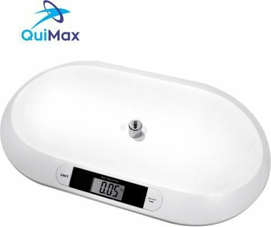 QuiMax Babyweegschaal - Digitaal - Kinderen - Peuters - Personenweegschaal - Tot 20 Kilo 5 QuiMax Babyweegschaal - Digitaal - Kinderen - Peuters - Personenweegschaal - Tot 20 Kilo - Afbeelding 3