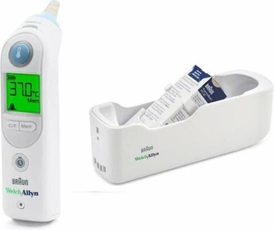 Braun ThermoScan? PRO 6000 - Welch Allyn Thermometer - Digitale Oorthermometer - Meting Tijd: 2? 3 Seconden 3 Braun ThermoScan? PRO 6000 - Welch Allyn Thermometer - Digitale Oorthermometer - Meting Tijd: 2? 3 Seconden