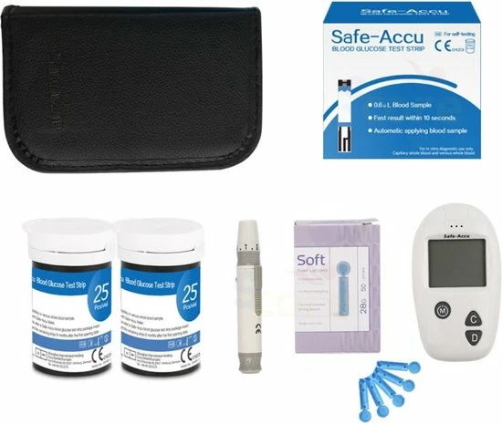 Thuys Glucosemeter - Bloedsuikermeter - Incl. Prikpen, 50 Teststrips & 50 Lancetten - Glucosemeter Startpakket 7 Thuys Glucosemeter - Bloedsuikermeter - Incl. Prikpen, 50 Teststrips & 50 Lancetten - Glucosemeter Startpakket - Afbeelding 5