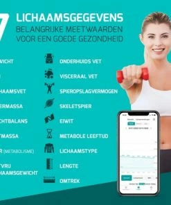 FITAGE® Personenweegschaal - Weegschaal Met 17x Lichaamsanalyse - Vetpercentagemeter - FITAGE App 28 FITAGE® Personenweegschaal - Weegschaal Met 17x Lichaamsanalyse - Vetpercentagemeter - FITAGE App -Yunmai Shop 550x465