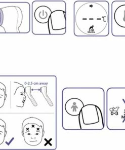 Braun Digitale Thermometer + Handige Opbergetui - Voorhoofdthermometer - Age Precision Technologie - Contactloze Meting - Geschikt Voor Baby's, Kinderen & Volwassenen - Koortsindicator Met Leeftijdsinstelling - Met Stiltemodus - BNT400- Wit 25 Braun Digitale Thermometer + Handige Opbergetui - Voorhoofdthermometer - Age Precision Technologie - Contactloze Meting - Geschikt Voor Baby's, Kinderen & Volwassenen - Koortsindicator Met Leeftijdsinstelling - Met Stiltemodus - BNT400- Wit -Yunmai Shop 550x471